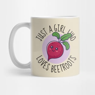 Just A Girl Who Loves Beetroots Cute Beetroot Mug